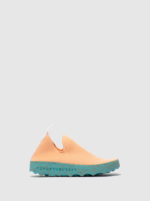 Asportuguesas Care Trainers Salmon S.Café Stretch - Naisten Elasticated Trainers ASPP018420FI Salmon